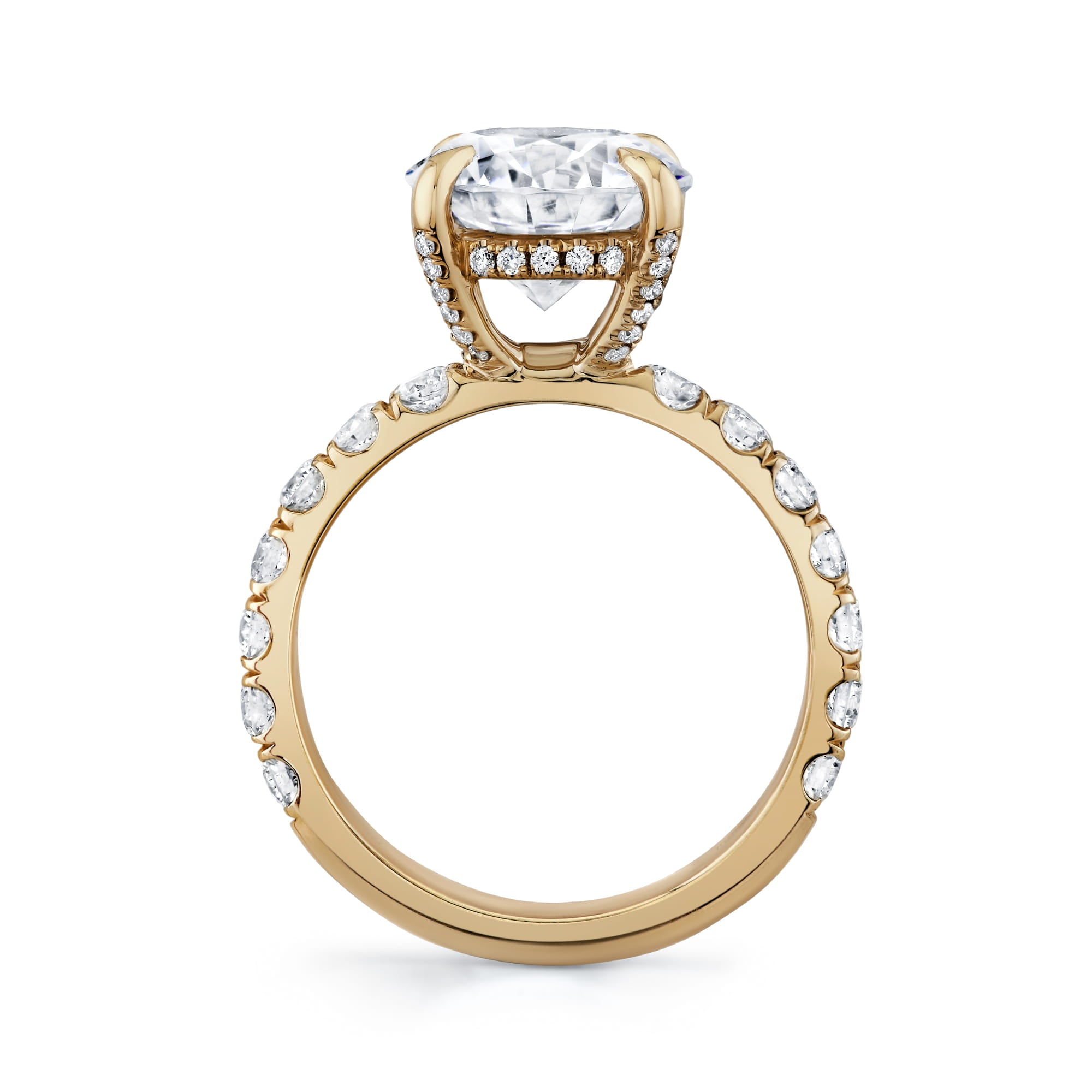 MICHAEL M Engagement Rings Crown R731-3 Round