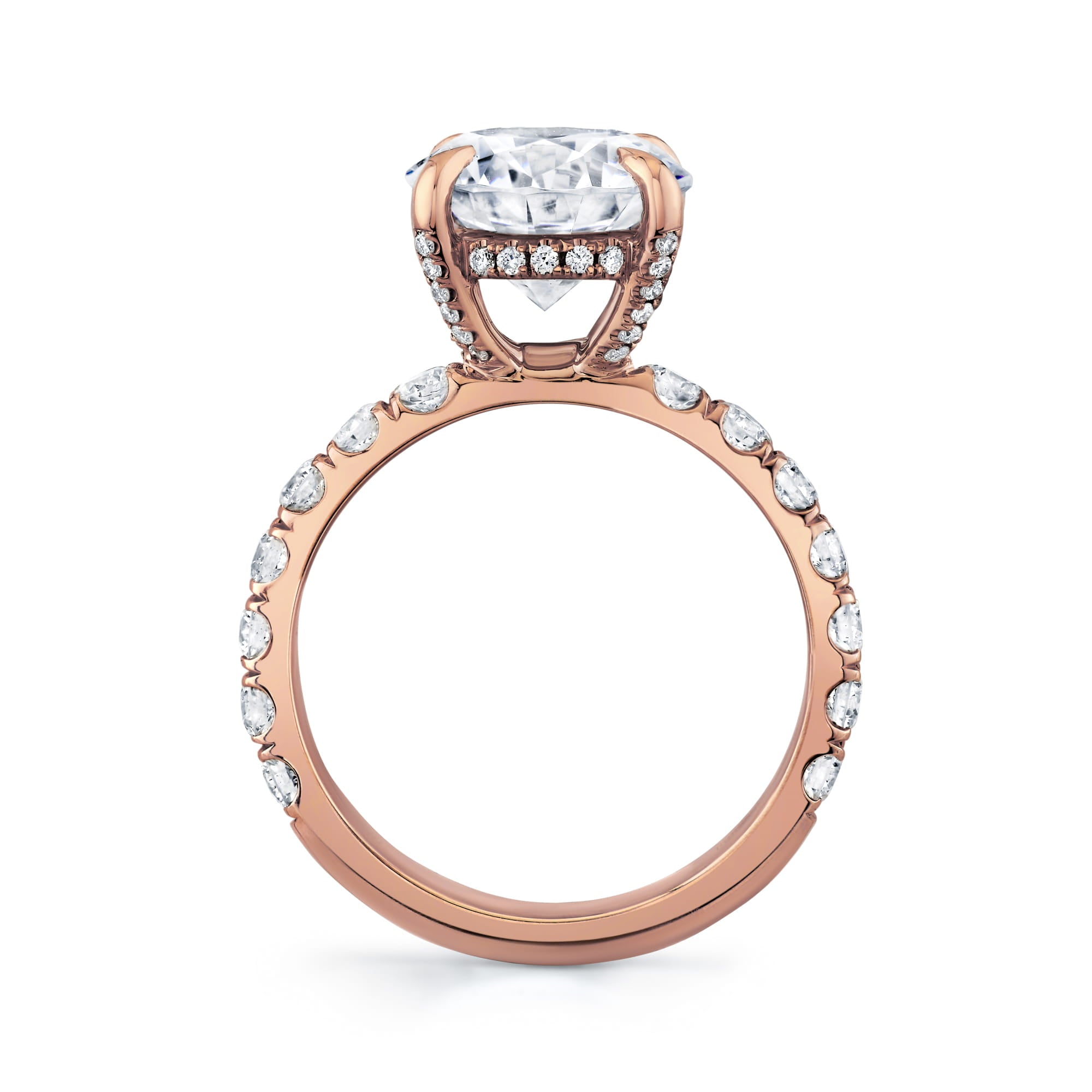 MICHAEL M Engagement Rings Crown R731-3 Round