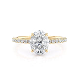 MICHAEL M Engagement Rings Crown R742-2 Oval