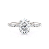 MICHAEL M Engagement Rings Crown R742-2 Oval