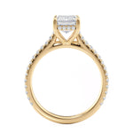 MICHAEL M Engagement Rings Crown R749-2 Emerald