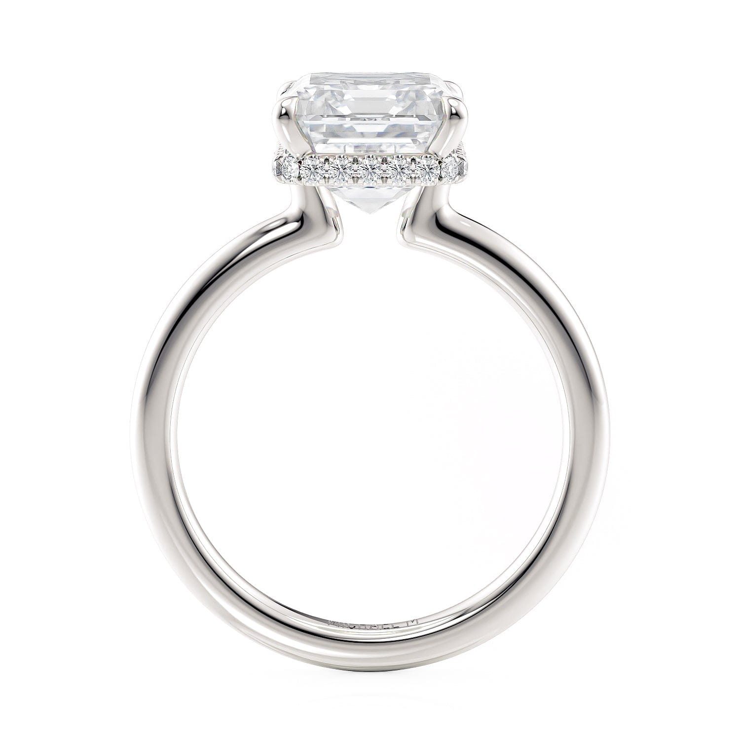 MICHAEL M Engagement Rings CROWN R750-3EM Emerald-Cut Diamond Solitaire