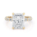 MICHAEL M Engagement Rings Crown R782-3 Radiant
