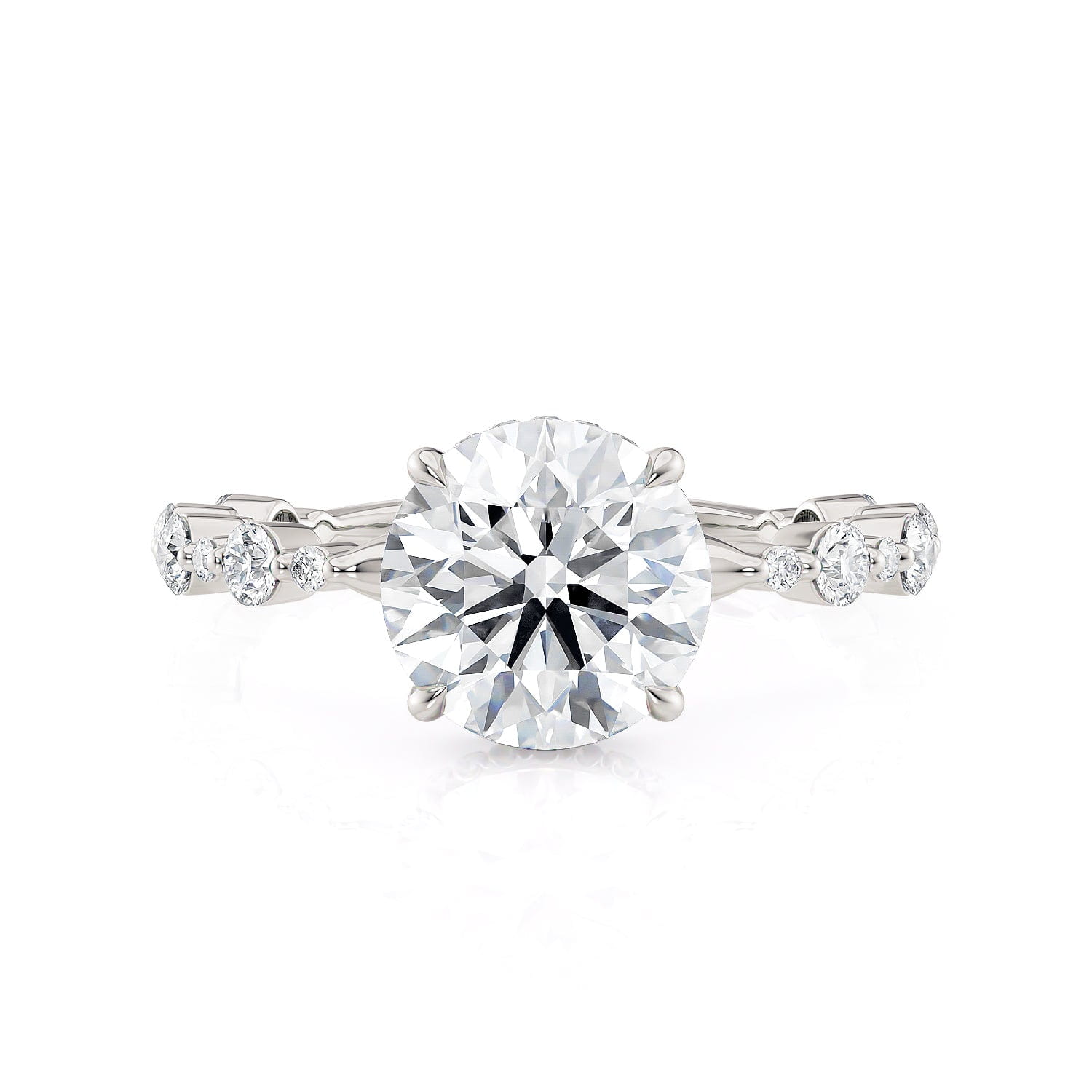 MICHAEL M Engagement Rings Crown R803-2