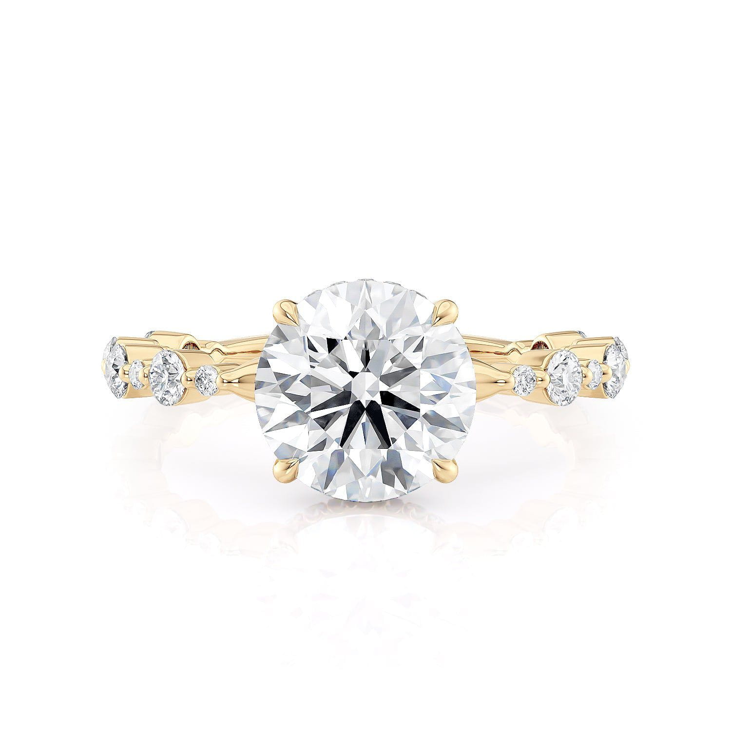 MICHAEL M Engagement Rings Crown R803-2