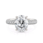 MICHAEL M Engagement Rings Crown R812PV-3 Oval