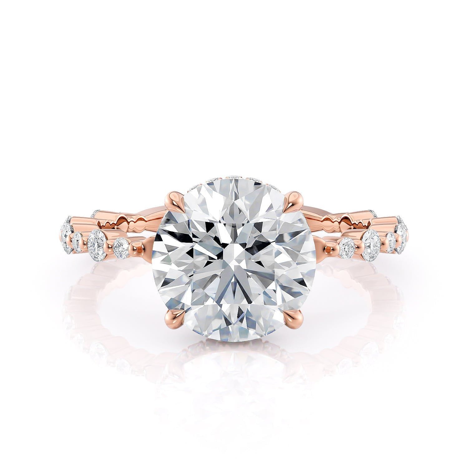 MICHAEL M Engagement Rings Crown R815-3