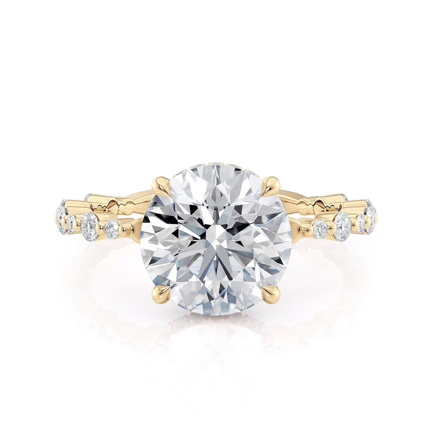 MICHAEL M Engagement Rings Crown R815-3