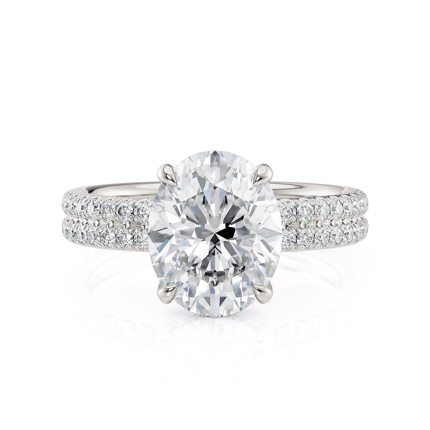 MICHAEL M Engagement Rings Crown R818-3