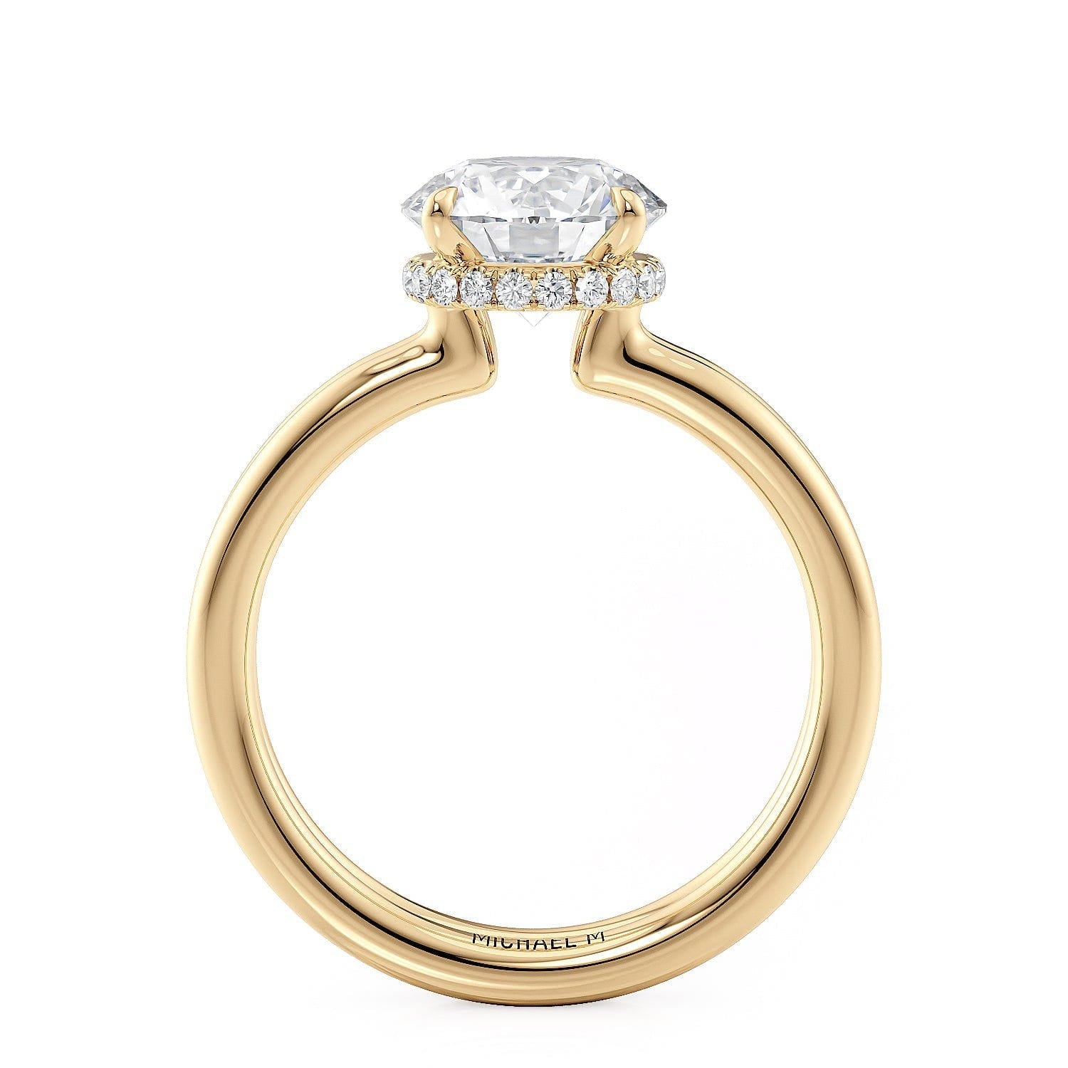 MICHAEL M Engagement Rings Crown R819-2