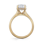MICHAEL M Engagement Rings Crown R826-2 Round