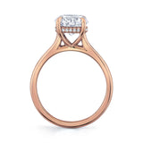 MICHAEL M Engagement Rings Crown R826-2 Round