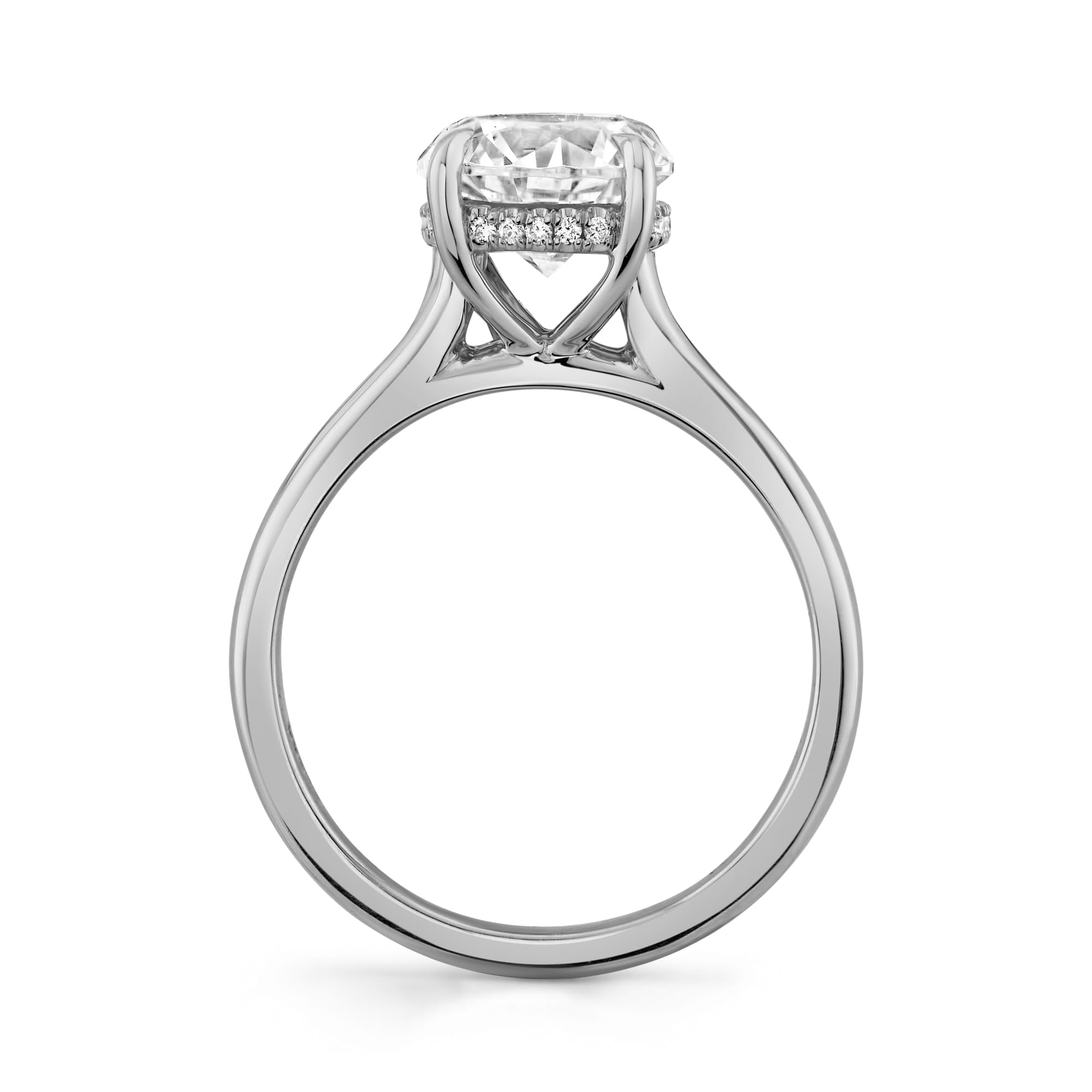 MICHAEL M Engagement Rings Crown R826-2 Round