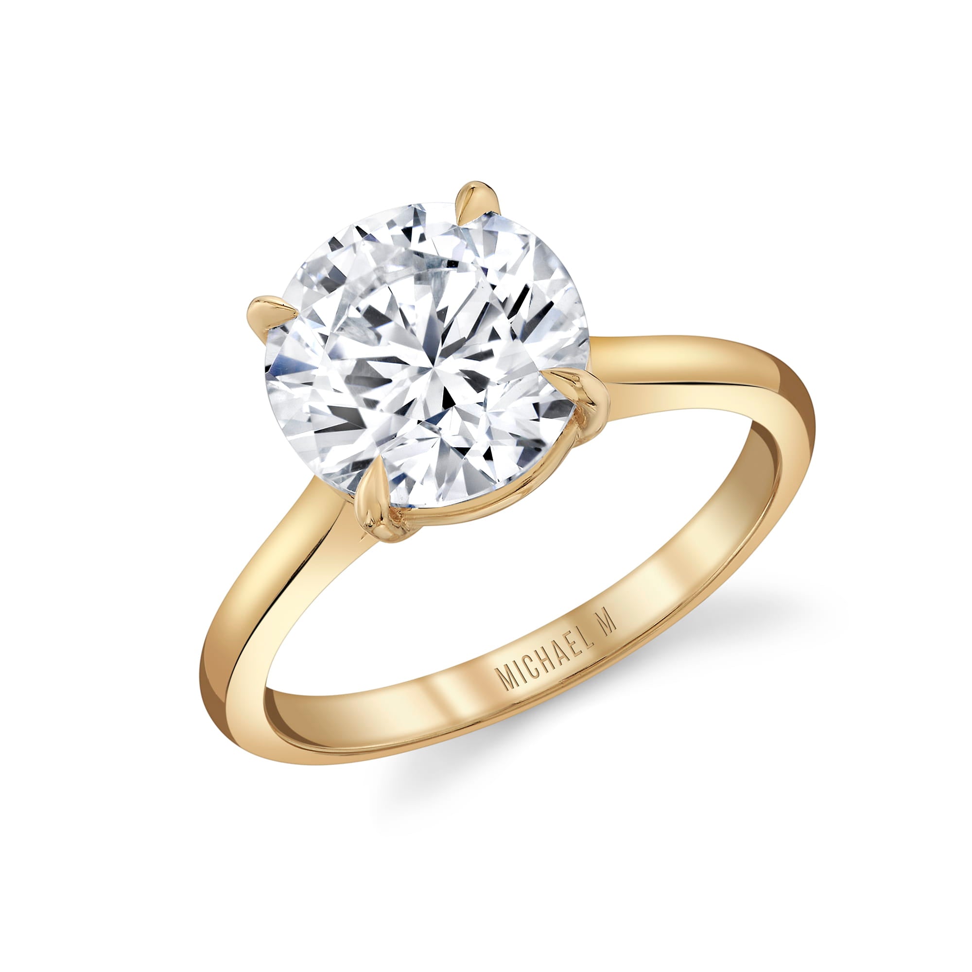 MICHAEL M Engagement Rings *Crown R826 High Polished