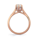 MICHAEL M Engagement Rings Crown R828-2 Marquise