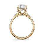 MICHAEL M Engagement Rings Icons - Crown Round Hidden Halo