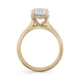 MICHAEL M Engagement Rings Icons - Crown Round Hidden Halo