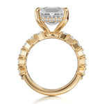 MICHAEL M Engagement Rings Icons - Montage Emerald Hidden Halo