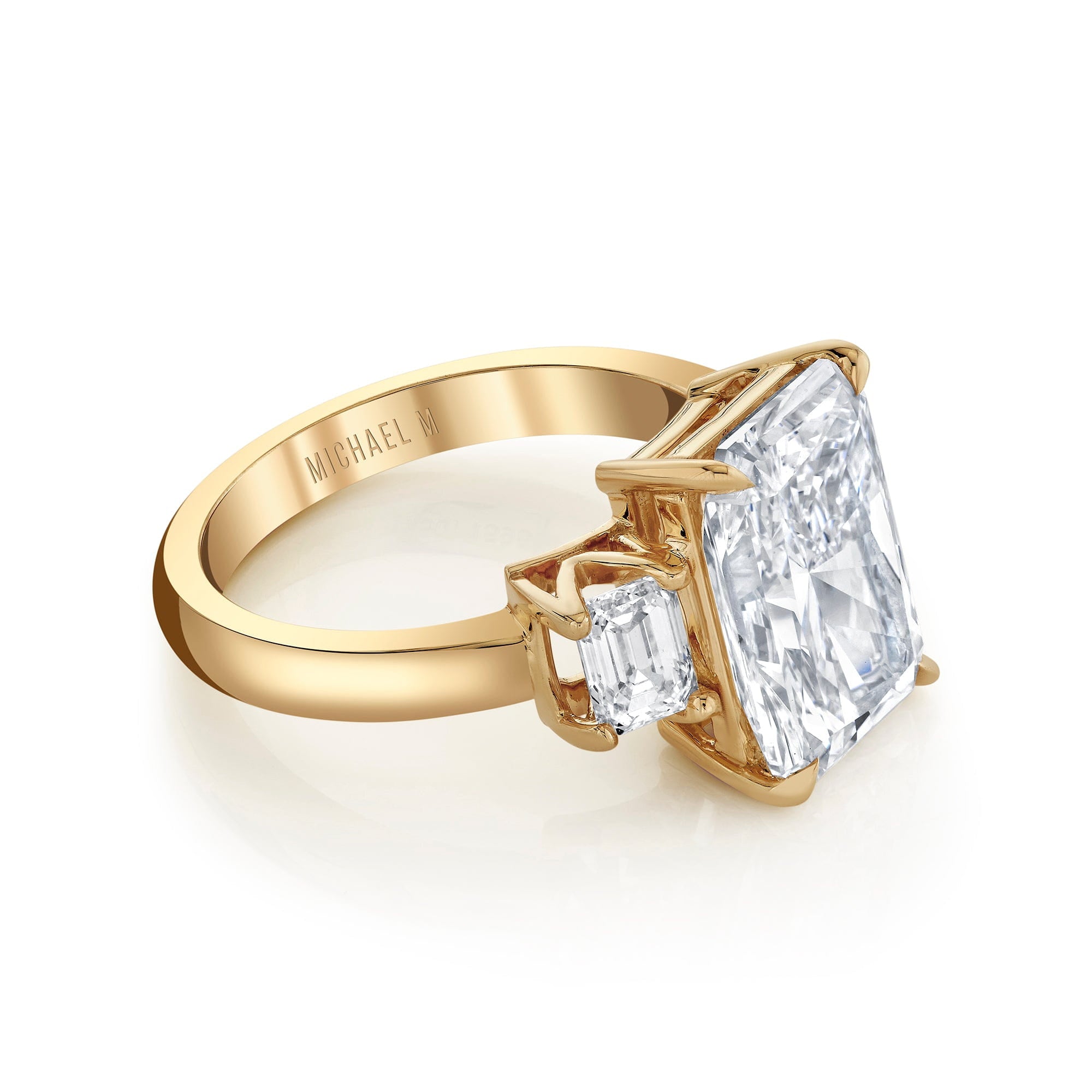 MICHAEL M Engagement Rings Meksian R907-3 Emerald