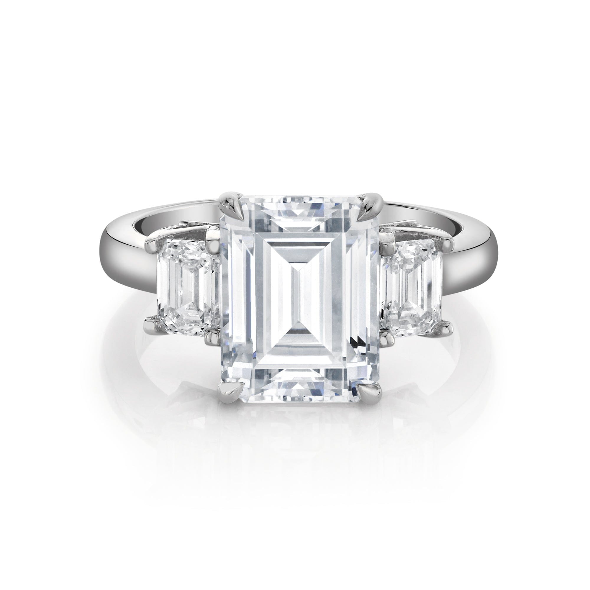 MICHAEL M Engagement Rings Meksian R907-3 Emerald