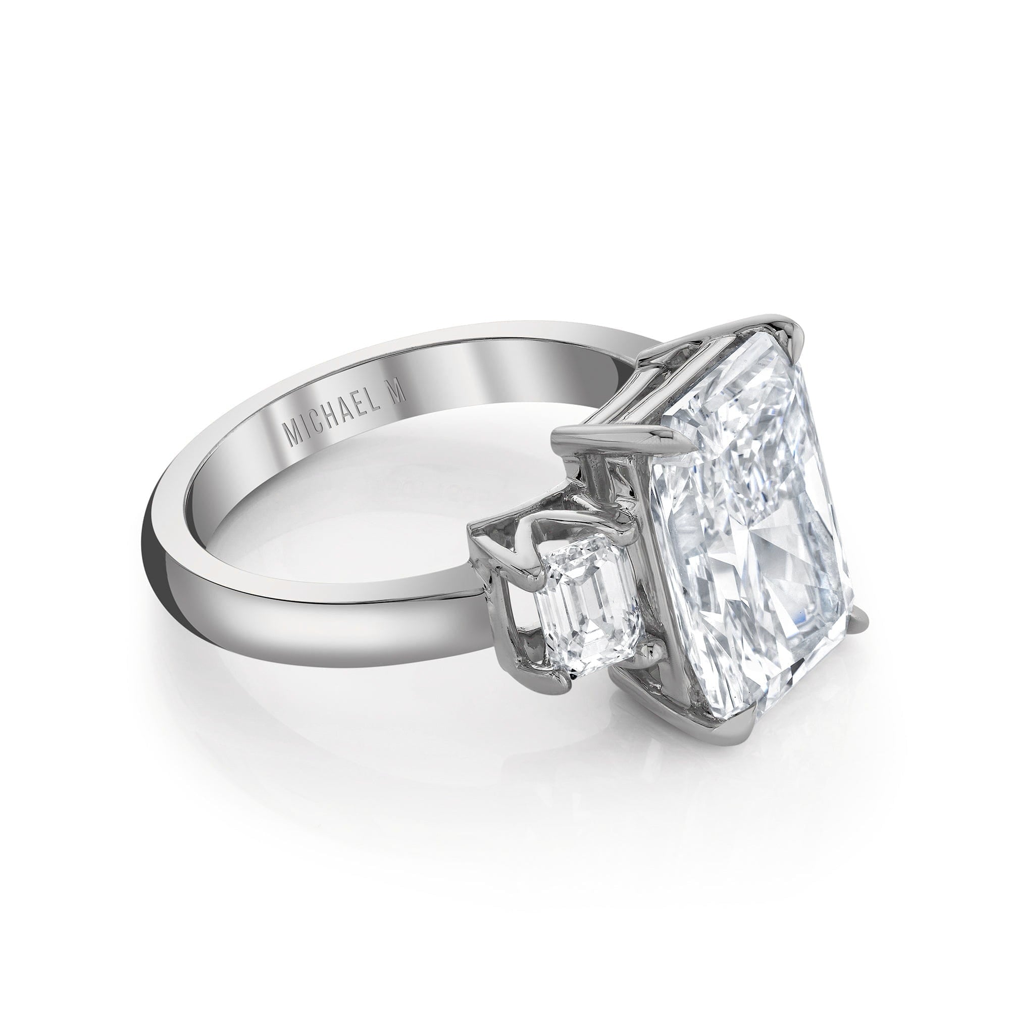 MICHAEL M Engagement Rings Meksian R907-3 Emerald
