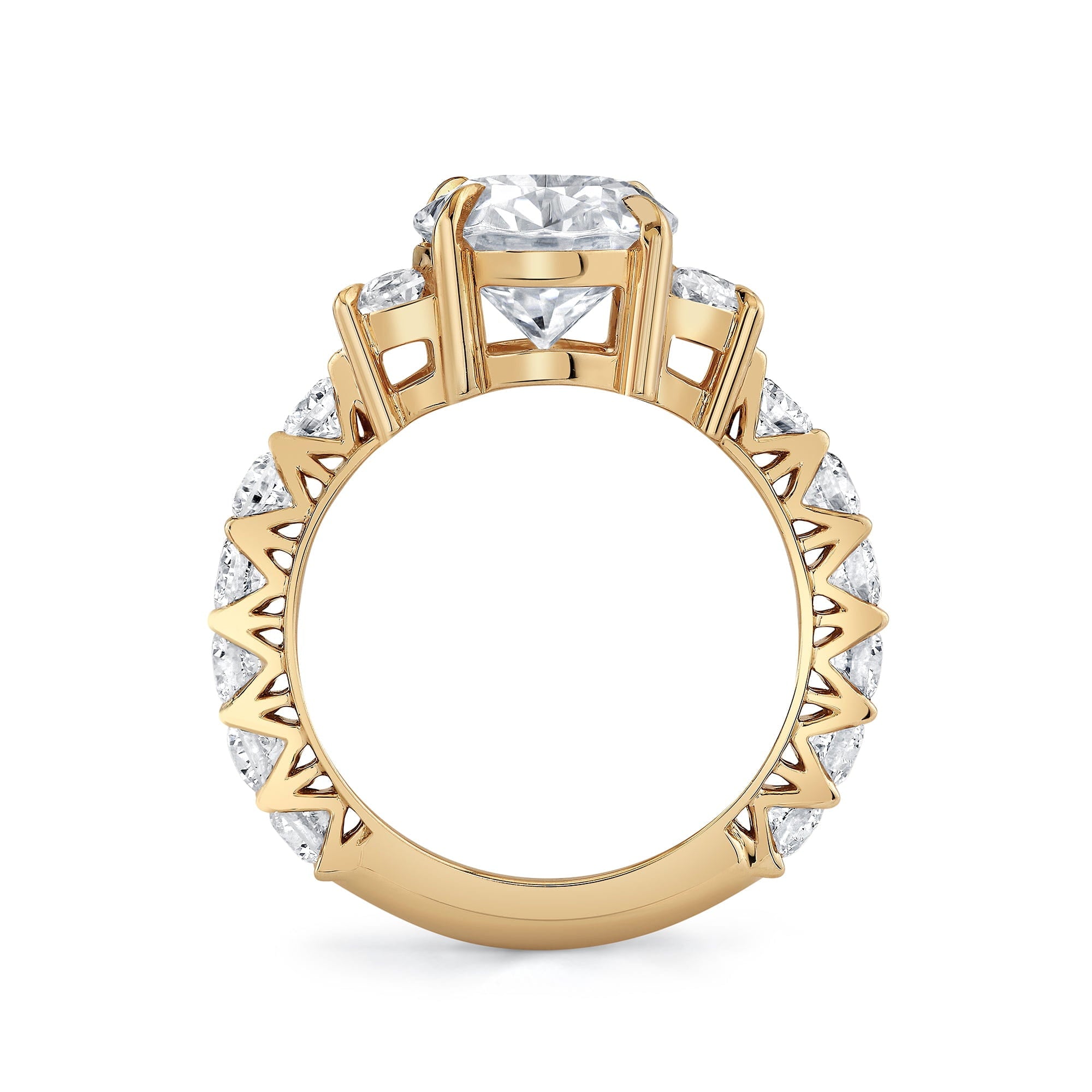 MICHAEL M Engagement Rings Meksian R908-4 Oval