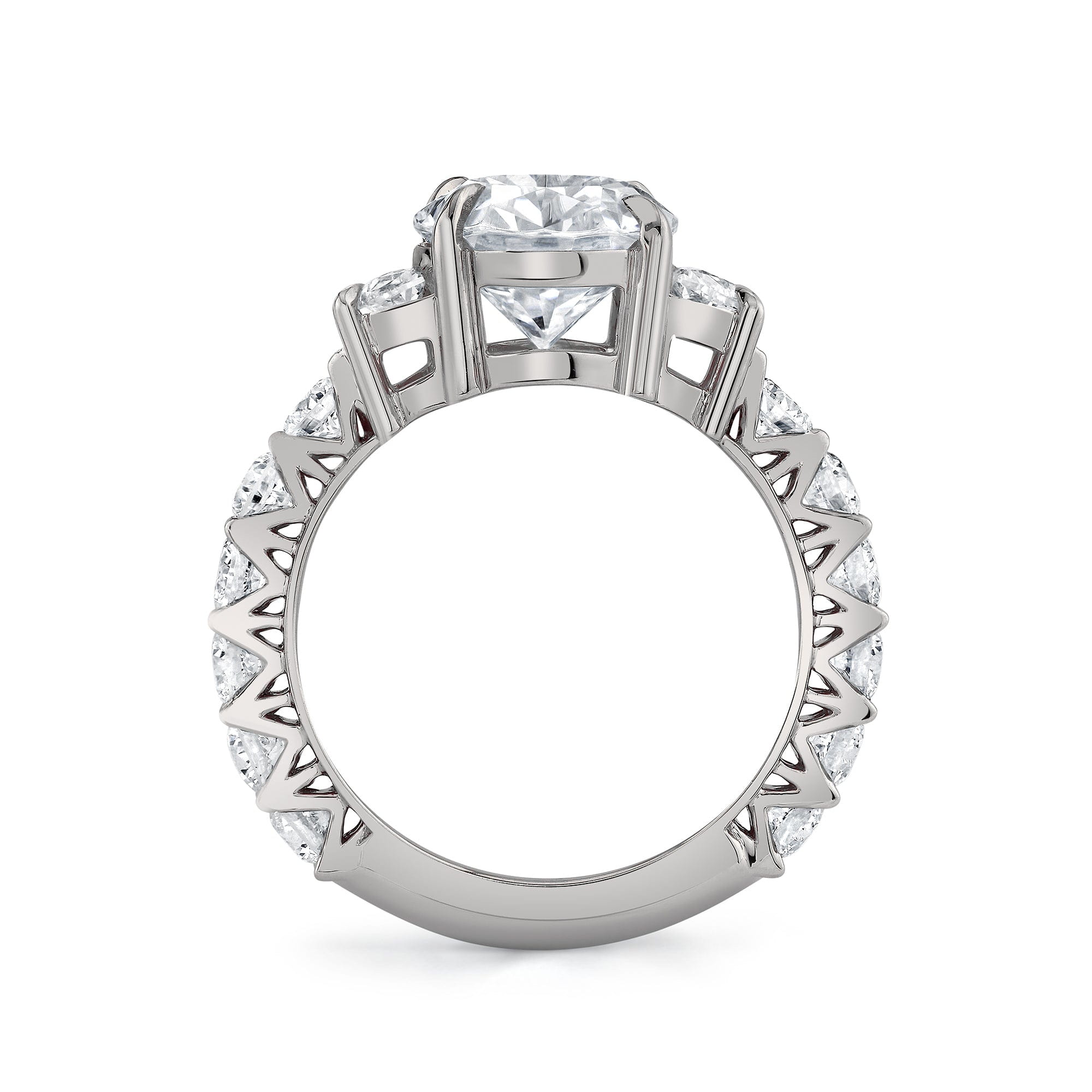 MICHAEL M Engagement Rings Meksian R908-4 Oval