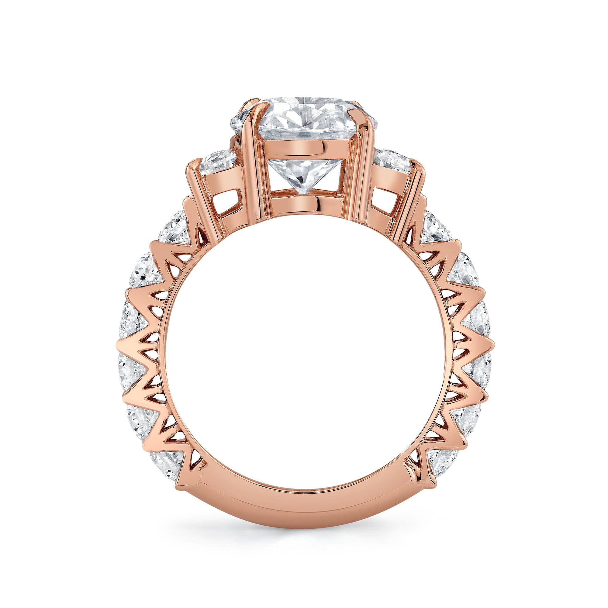 MICHAEL M Engagement Rings Meksian R908-4 Oval