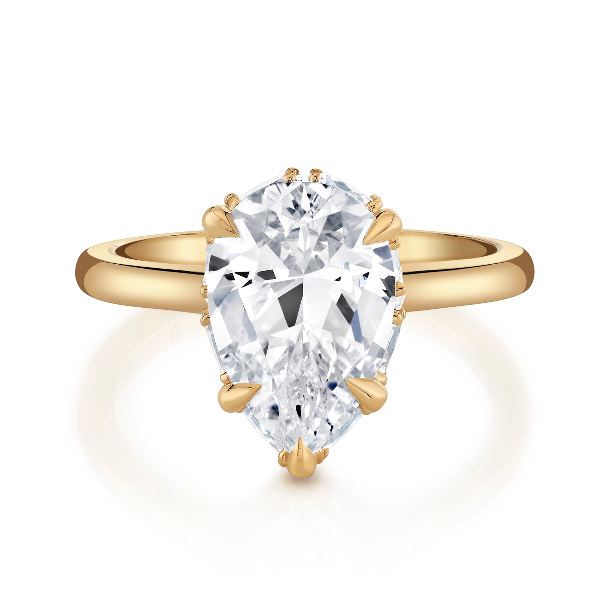 MICHAEL M Engagement Rings Monarch R839 Pear