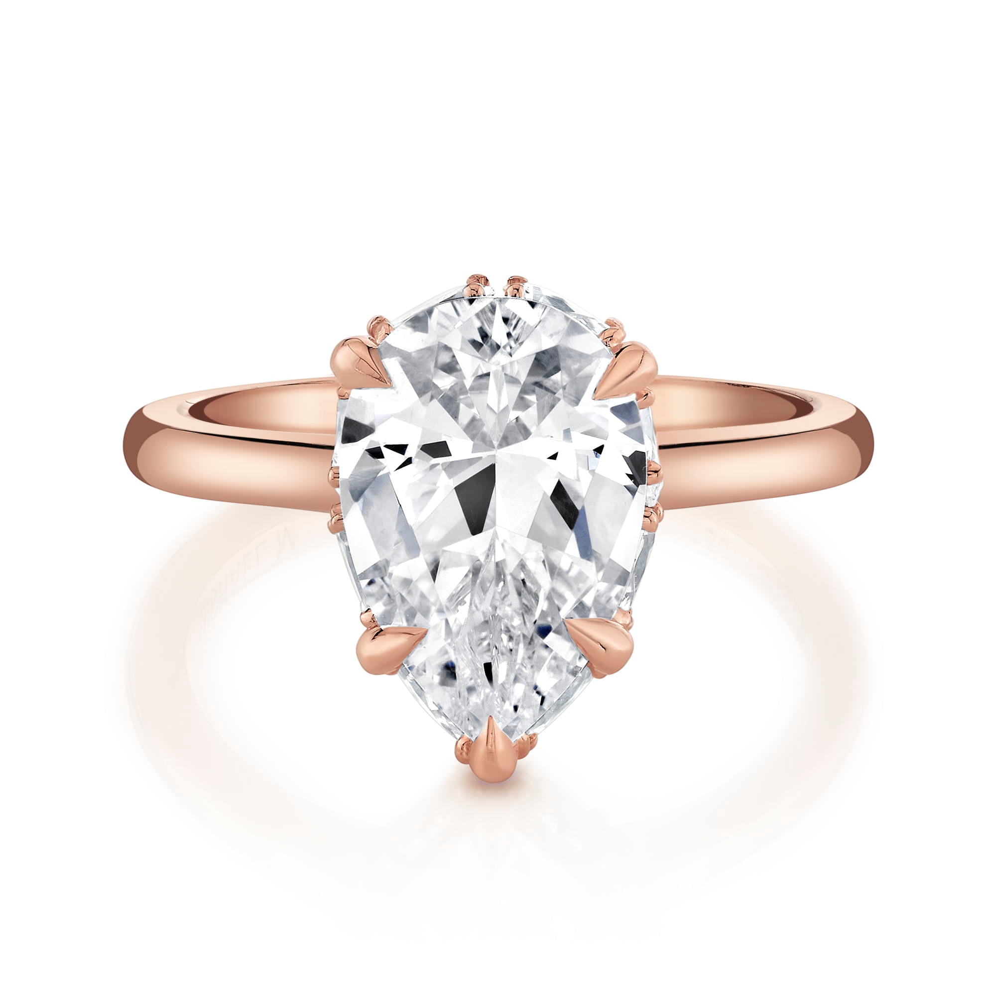 MICHAEL M Engagement Rings Monarch R839 Pear