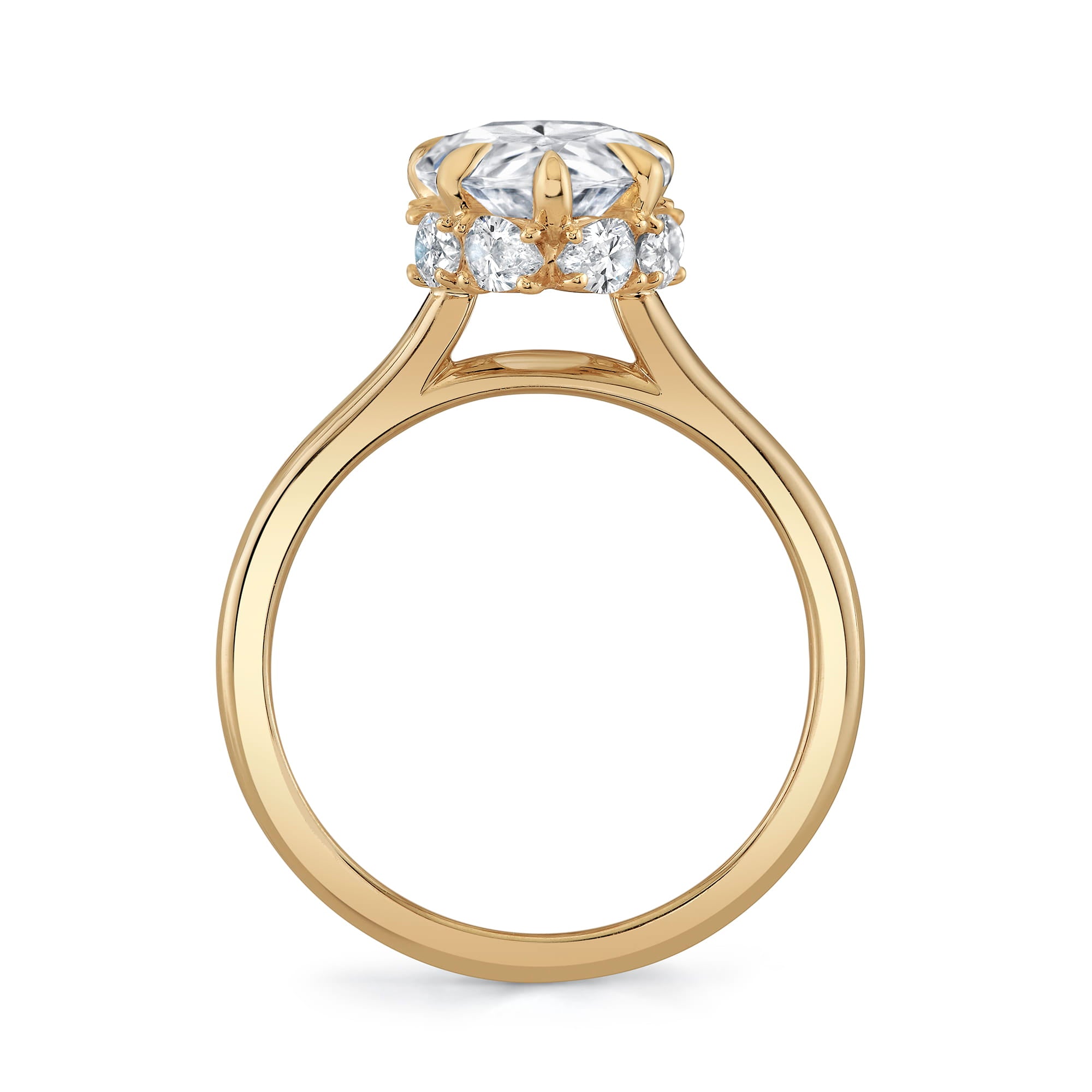 MICHAEL M Engagement Rings Monarch R839 Pear
