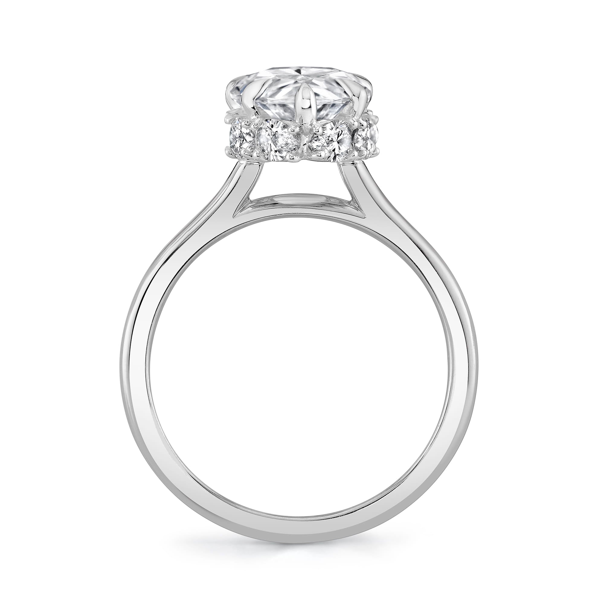 MICHAEL M Engagement Rings Monarch R839 Pear