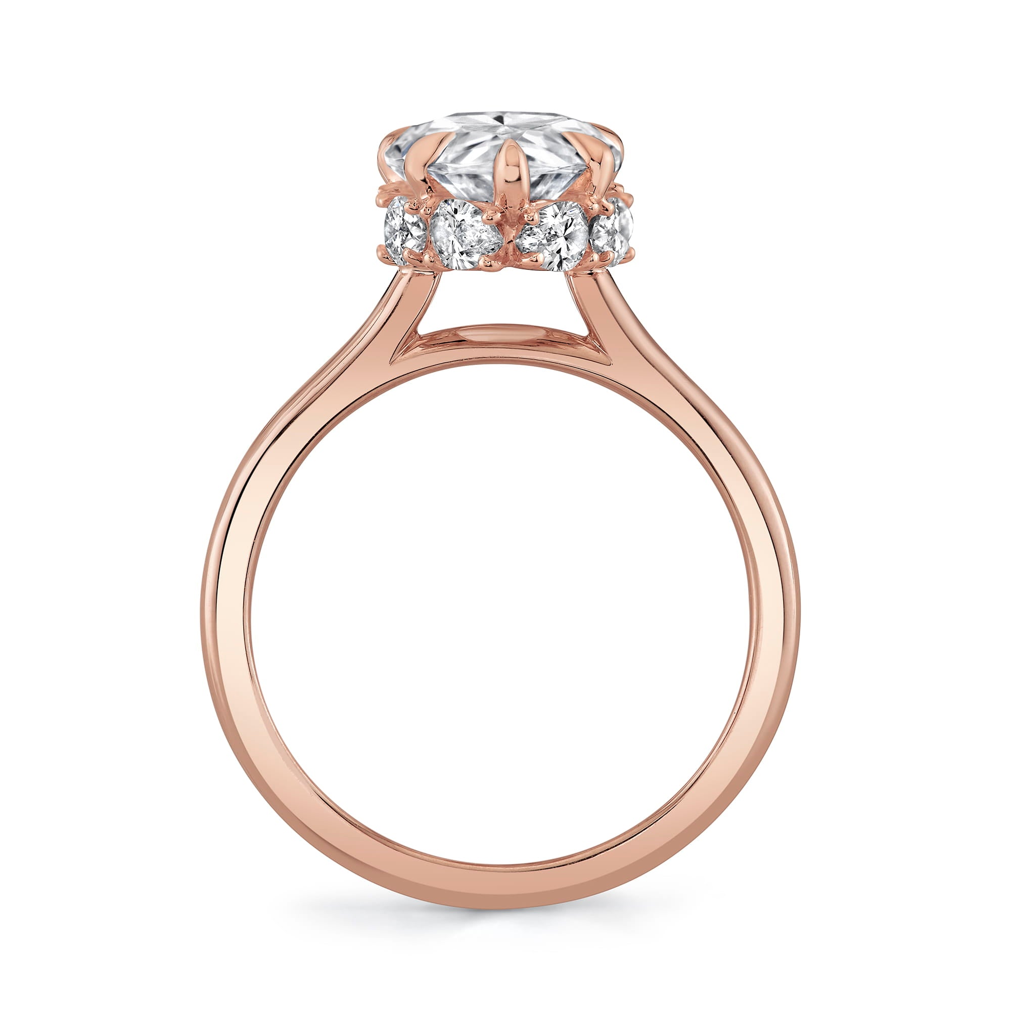 MICHAEL M Engagement Rings Monarch R839 Pear
