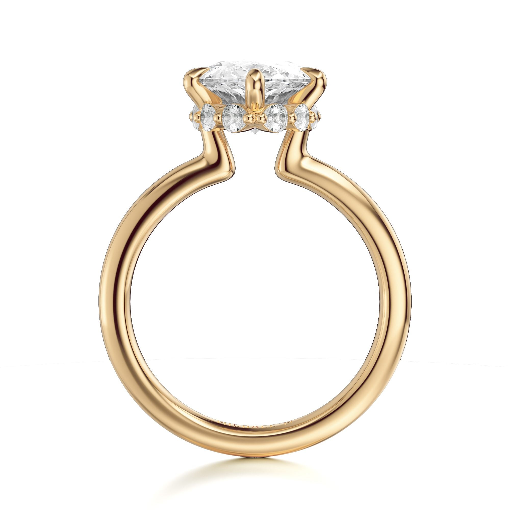 MICHAEL M Engagement Rings Monarch R855