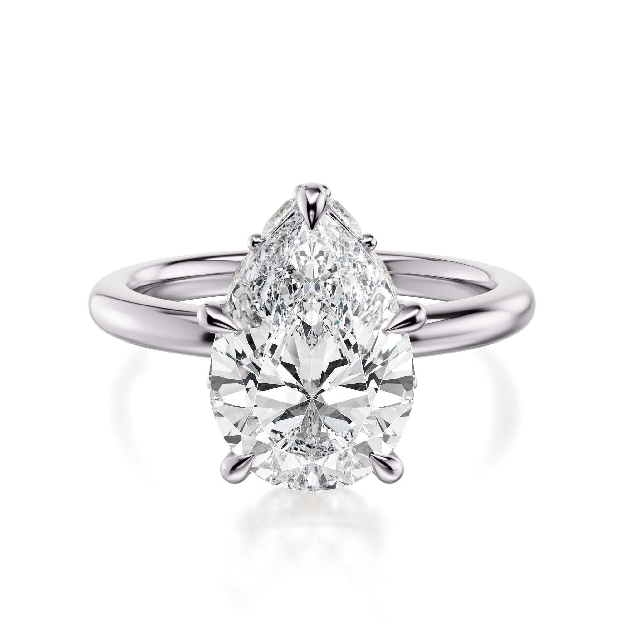 MICHAEL M Engagement Rings Monarch R855 Pear