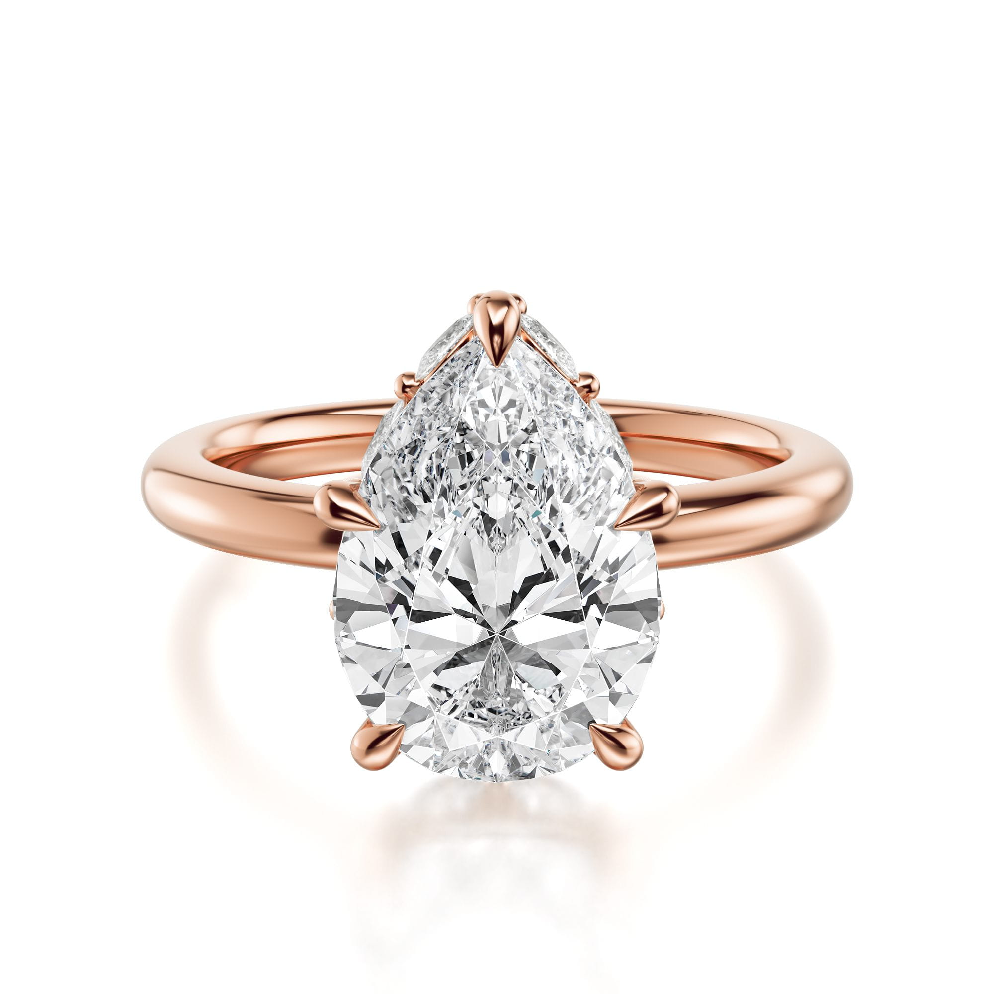 MICHAEL M Engagement Rings Monarch R855 Pear