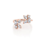 MICHAEL M Engagement Rings Montage Cluster Bypass Ring