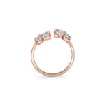 MICHAEL M Engagement Rings Montage Cluster Bypass Ring