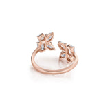 MICHAEL M Engagement Rings Montage Cluster Bypass Ring