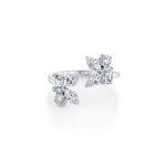 MICHAEL M Engagement Rings Montage Cluster Bypass Ring