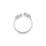 MICHAEL M Engagement Rings Montage Cluster Bypass Ring