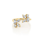 MICHAEL M Engagement Rings Montage Cluster Bypass Ring