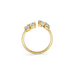 MICHAEL M Engagement Rings Montage Cluster Bypass Ring
