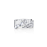 MICHAEL M Engagement Rings Montage Diamond Split Band With Pave
