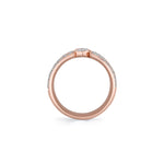 MICHAEL M Engagement Rings Montage Pave Cigar Band