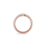 MICHAEL M Engagement Rings Montage Pave Cigar Band