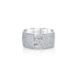 MICHAEL M Engagement Rings Montage Pave Cigar Band
