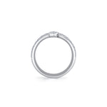 MICHAEL M Engagement Rings Montage Pave Cigar Band