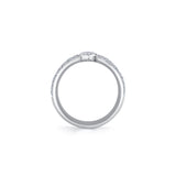 MICHAEL M Engagement Rings Montage Pave Cigar Band