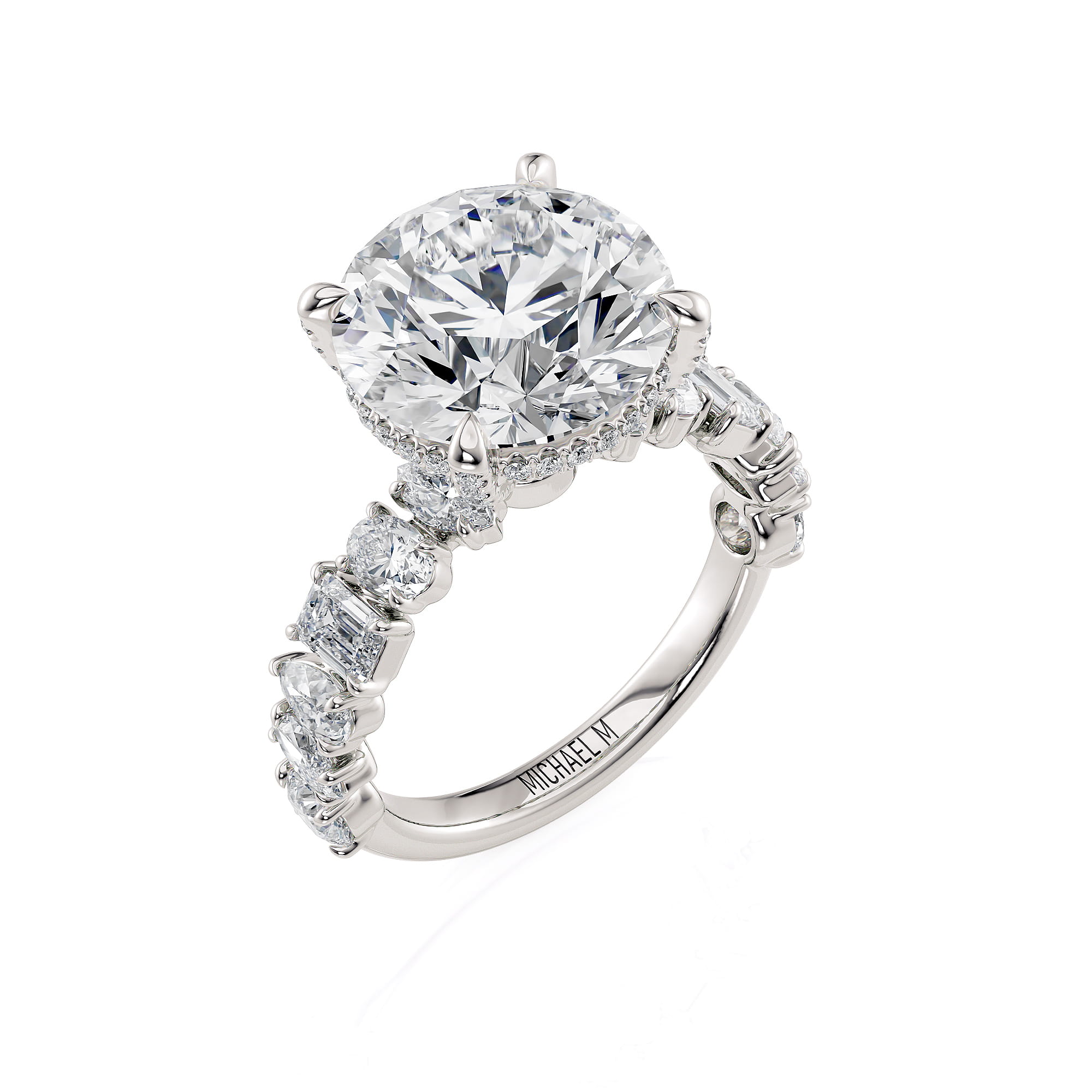 MICHAEL M Engagement Rings Montage R814 Round